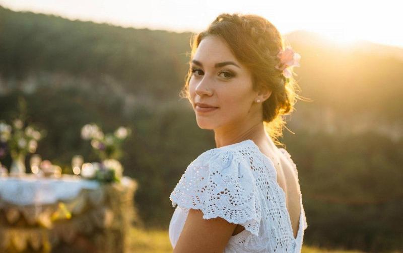 Прическа невесты