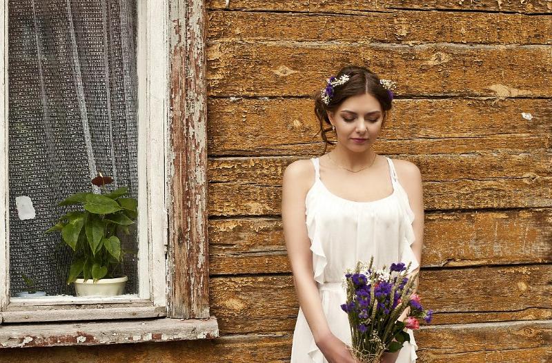 Невеста в стиле рустик