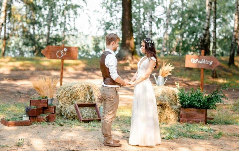 Свадьба в стиле рустик