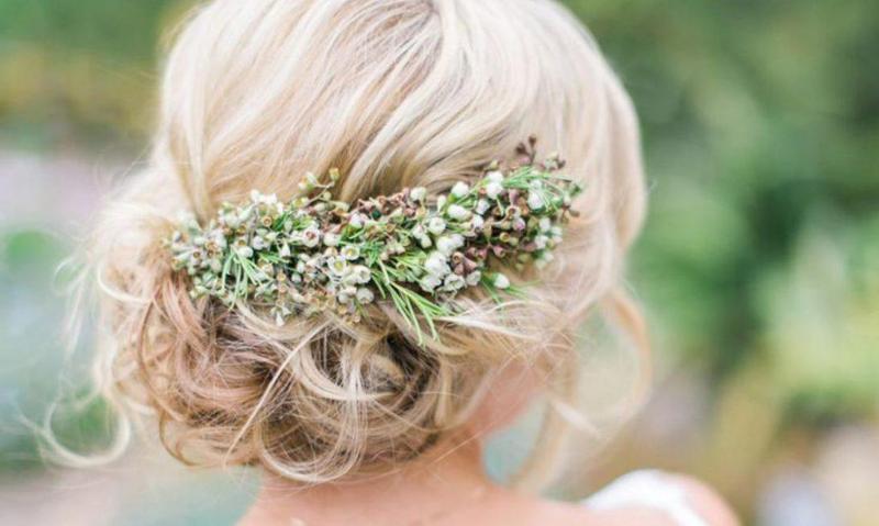 Прическа невесты