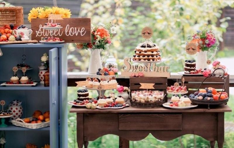 Оформление кэнди бара