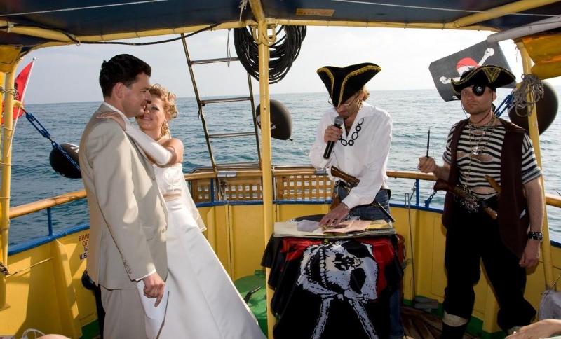 Выкуп невесты в пиратском стиле
