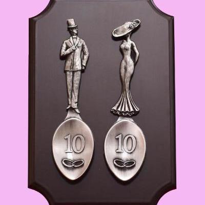 Привітання з річницею весілля 10 років (олов'яне або рожеве весілля)